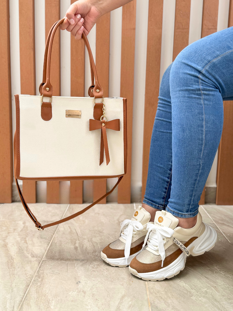 GlamSet™ – Combo Tenis con Plataforma + Bolso Elegante