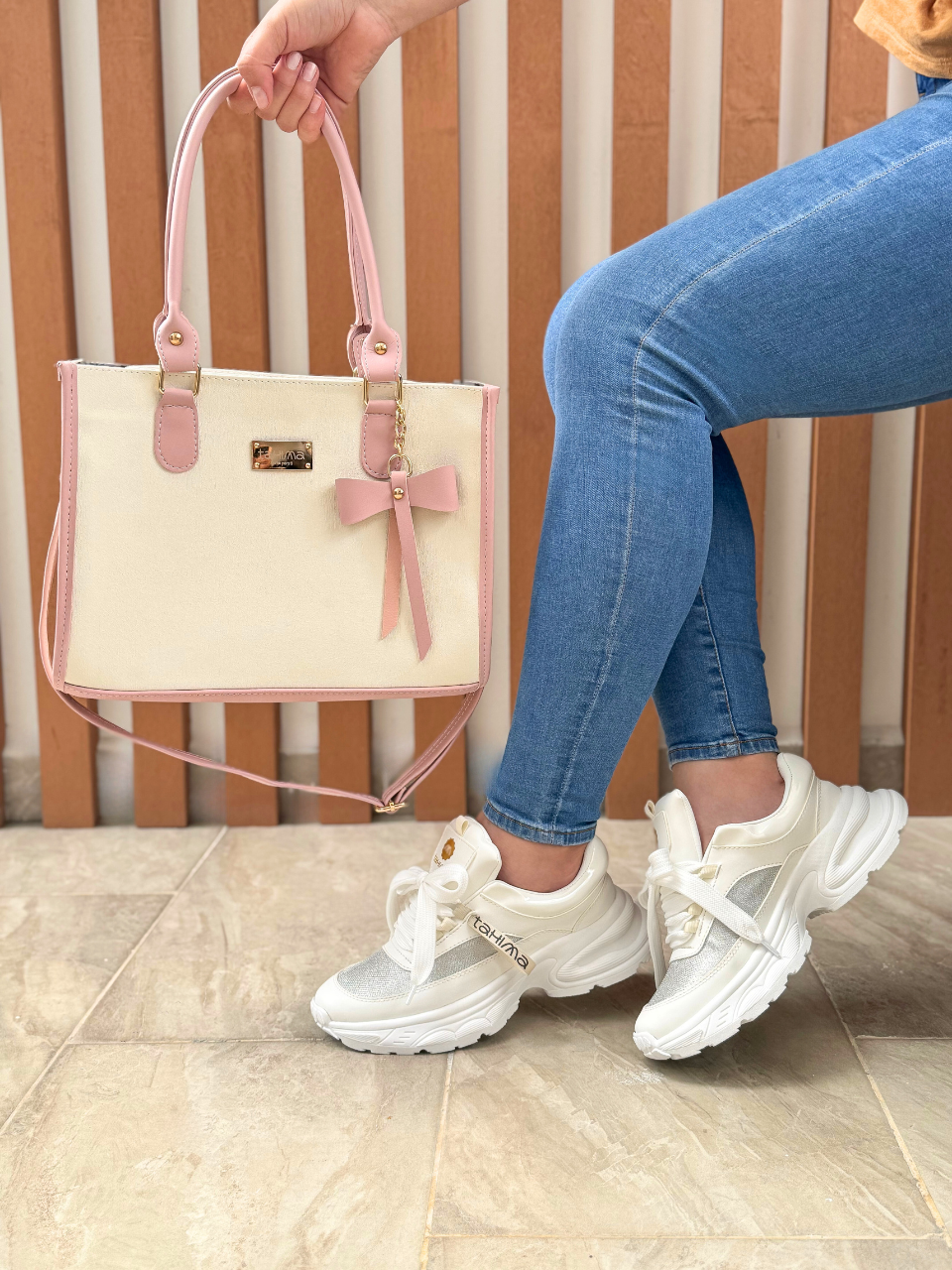 GlamSet™ – Combo Tenis con Plataforma + Bolso Elegante