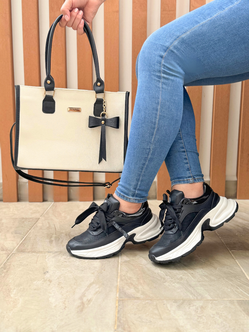 GlamSet™ – Combo Tenis con Plataforma + Bolso Elegante